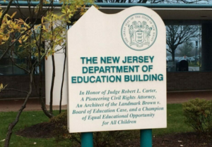 NJ Dept. of Education Building Sign