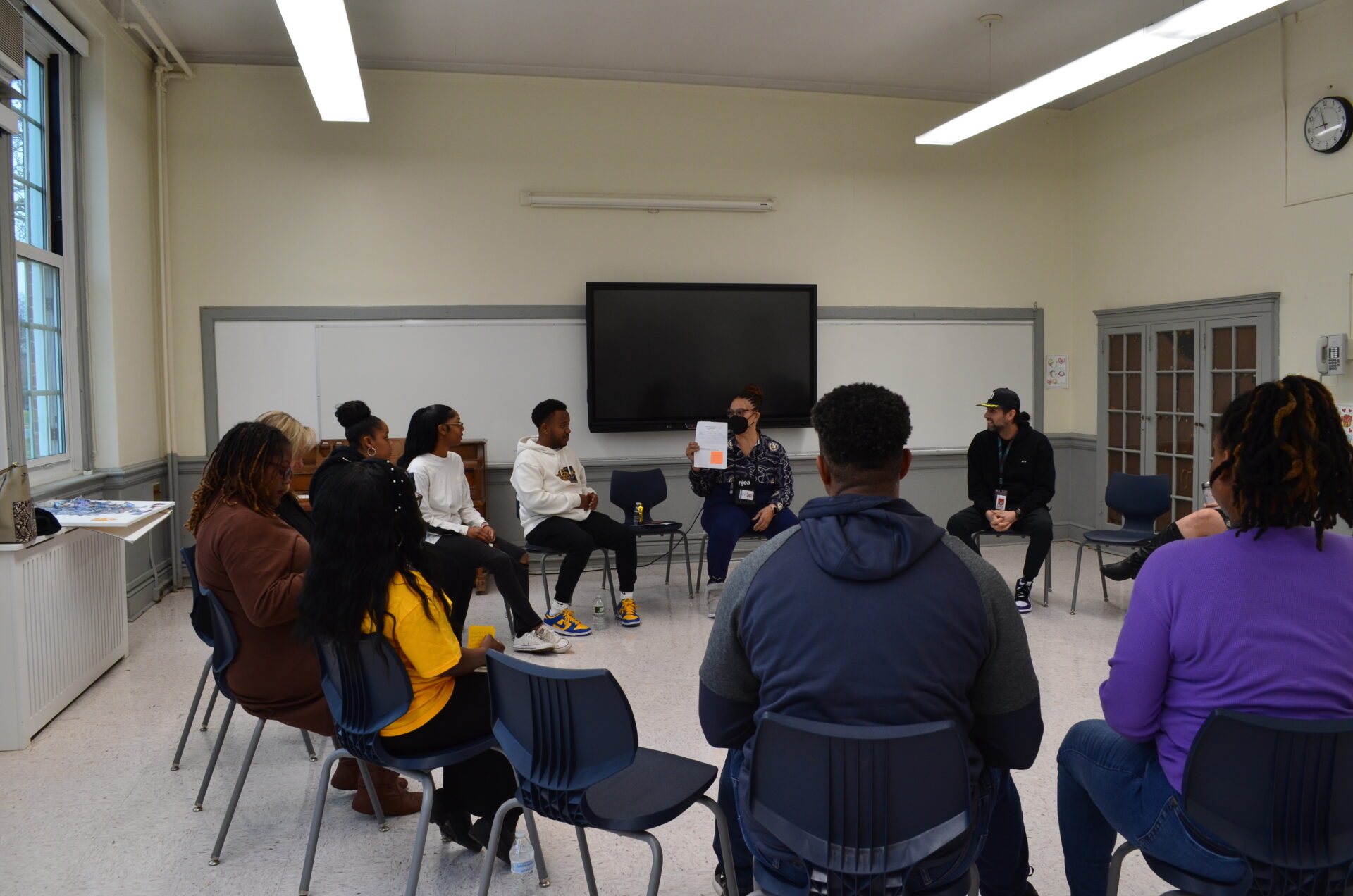 Read more about the article NJEA ACCESS holds circles at Trenton’s Holland Middle School