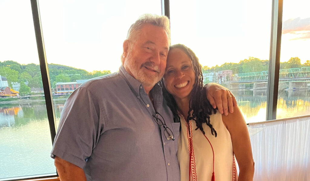 Brian McLaughlin, ACCESS Consultant and NJEA ACCESS Director Amanda Adams