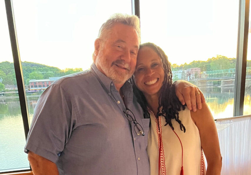 Brian McLaughlin, ACCESS Consultant and NJEA ACCESS Director Amanda Adams