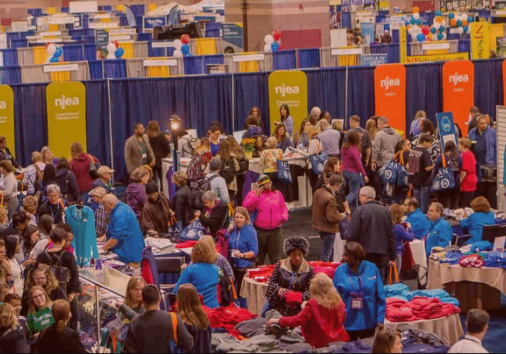 Convention floor