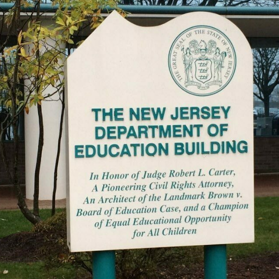 NJ Dept. of Education Building Sign